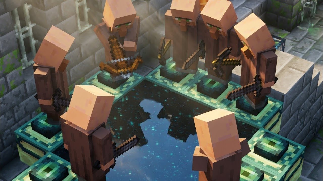 Minecraft, lekin qishloqilar men uchun o'yinni yutib beradi! 