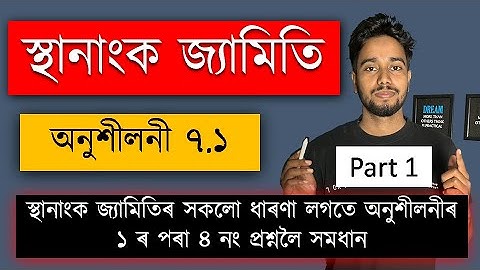Chapter 7 | স্থানাংক জ্যামিতি | Class 10 Mathematics | Exercise 7.1 Solution | Part 1 | MAS TR