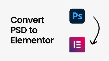 Convert PSD to Elementor