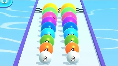 Ball Run 2048 - All Levels Gameplay Android,iOS Level-46