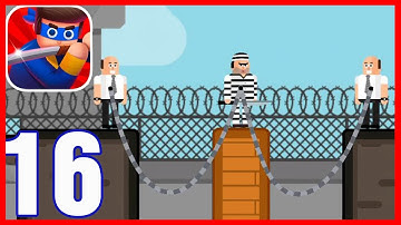 Mr Ninja - Slicey Puzzles - Gameplay Walkthrough Part 16 - All Levels Solution (Android,iOS)