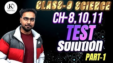 CLASS 9 PHYSICS TEST SOLUTION ( Force and law of motion, Work and energy, Sound )  #ncert #youtube