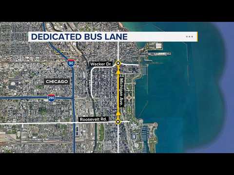 Dedicated Chicago bus lane coming to Michigan Avenue