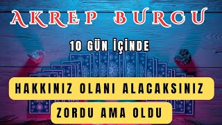AKREP Burcu - ZORDU AMA OLDU 💫💫  #akrepburcu #haftalıktarotyorumu 