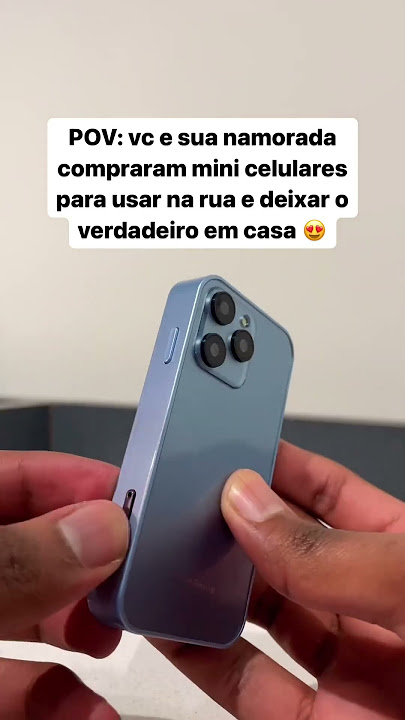O mini celular que está todo mundo comprando na Shopee 🙀 Link desconto nos coments e na minha bio ☑️