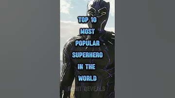 Top 10 Most Popular Superheroes of All Time! ( DC vs Marvel )