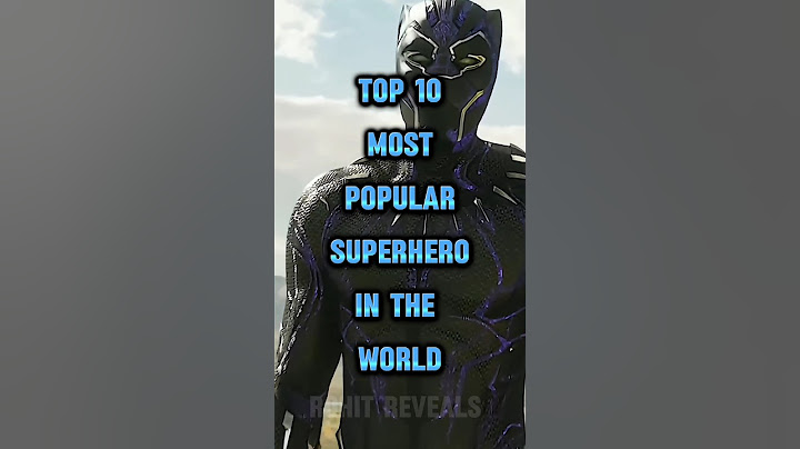 Top 10 Most Popular Superheroes of All Time! ( DC vs Marvel )