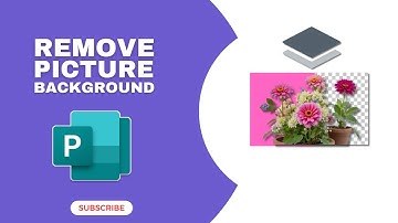 How to Remove Picture Background Create PNG in Publisher
