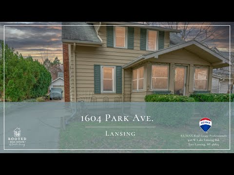 1604 Park Ave, Lansing, MI home video tour