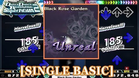 【DDR SN2】 Unreal / Black Rose Garden [SINGLE BASIC] 譜面確認+Clap