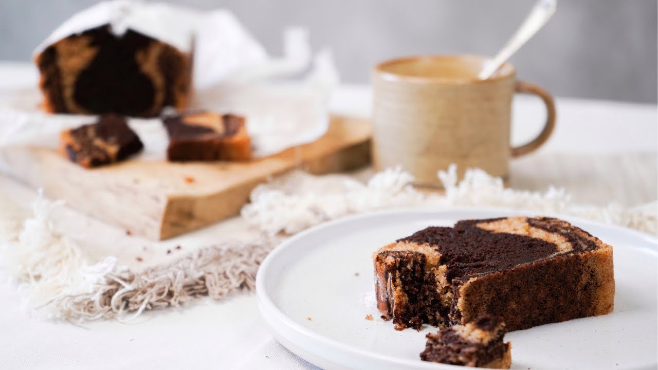 PLUMCAKE MARMORIZZATO | senza burro, senza latte, senza uova | semplice e soffice