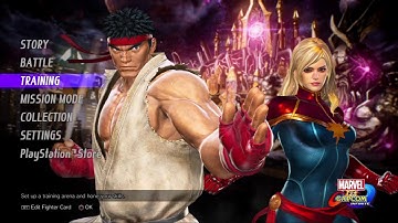 Marvel vs capcom infinite - arcade & training mode