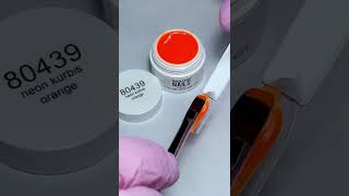 Video: UV / LED Color Gel - neon kürbis orange - Art. 80439