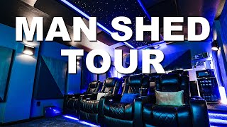 Home Theater Shed Tour  Everything I Installed 2022