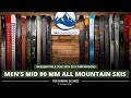 2024 mens mid90 mm allmountain ski comparison with skiessentialscom