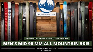 2024 Men's Mid90 mm AllMountain Ski Comparison with SkiEssentials.com
