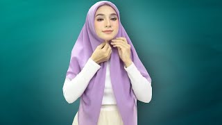 12 TUTORIAL HIJAB SEGI EMPAT PALING SIMPLE MUDAH CANTIK & ELEGAN