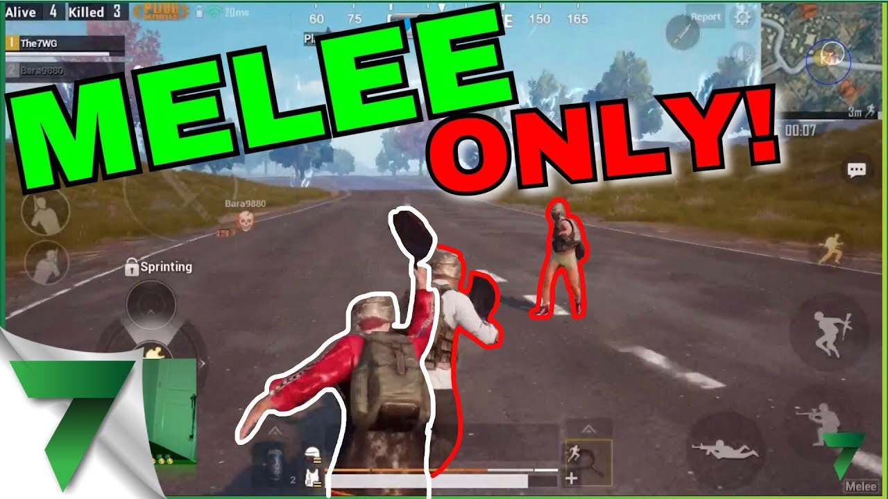 MELEE ONLY GAME! THIS IS FUN!! | PUBG MOBILE