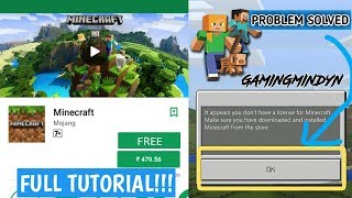 How to download and install Minecraft Pocket edition (MCPE) in android?problem fixed | gamingmindyn screenshot 4