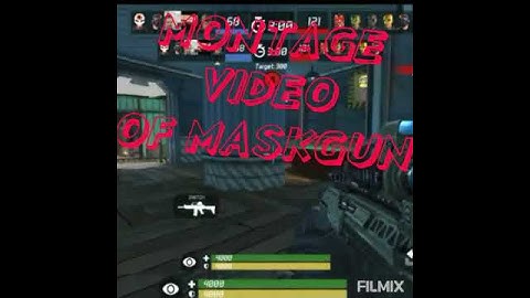 Montage Video Of Maskgun.    | Noob Gaming Maskgun | #Shorts
