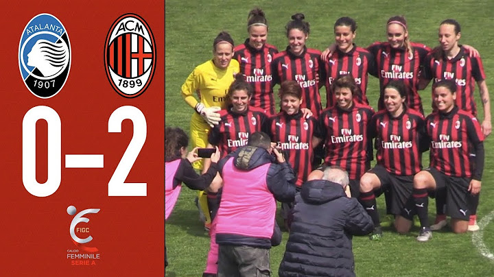 Highlights Atalanta 0-2 AC Milan Matchday 21 Women's Serie A 2018/19