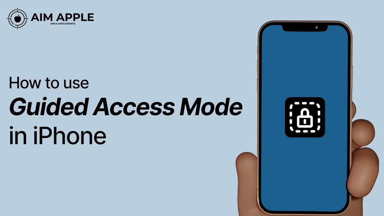 How to use Guided Access on iPhone / iPad | Aim Apple - YouTube