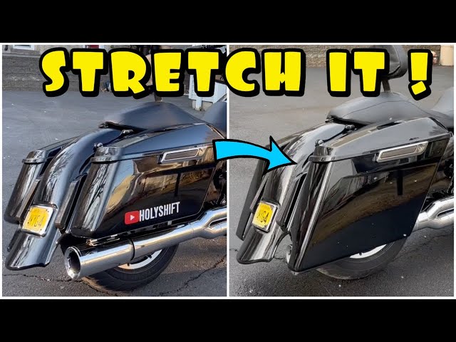 advanblack stretched saddlebags