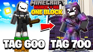 Ich Überlebe 700 Tage In One Block Minecraft Hardcore