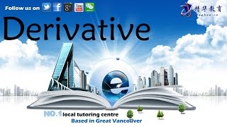 Calculus 1 Derivative Tutorial 2 Interpretations of Derivative