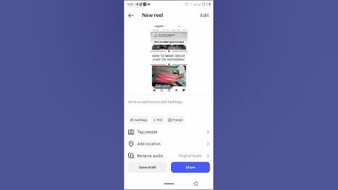 How to save instgram draft reels into gallery (2025) New update