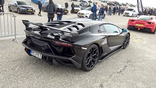 Lamborghini Aventador Svj With Armytrix Exhaust - Loud Revs, Flames & Accelerations