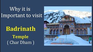 Badrinath or badrinarayan temple is a and town form one of the four
char dham chota pilgrimage sites. also 108 ...