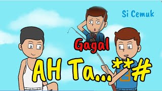 Kartun Gagal Mancing malah Jadi Begini! | Animasi Si Cemuk