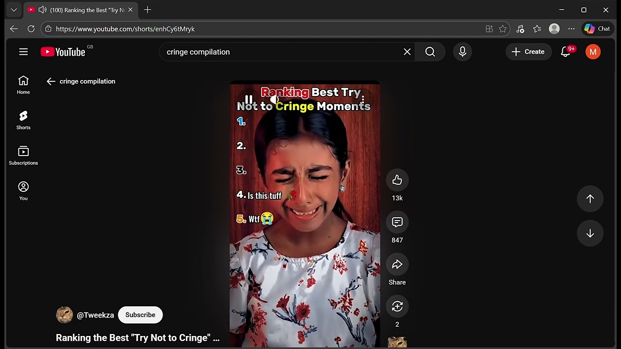 100 Ranking The Most Cringe Moments 