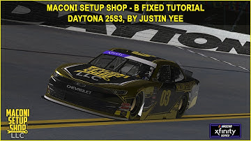 iRacing Maconi B-Fixed Daytona Guide to Qualifying and Race 25S3