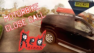 Motorbike Close Call - Numberplate BK12 WDY