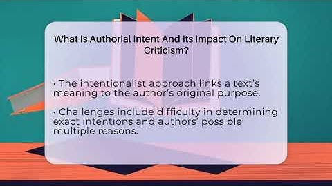 What Is Authorial Intent And Its Impact On Literary Criticism? - The Prose Path
