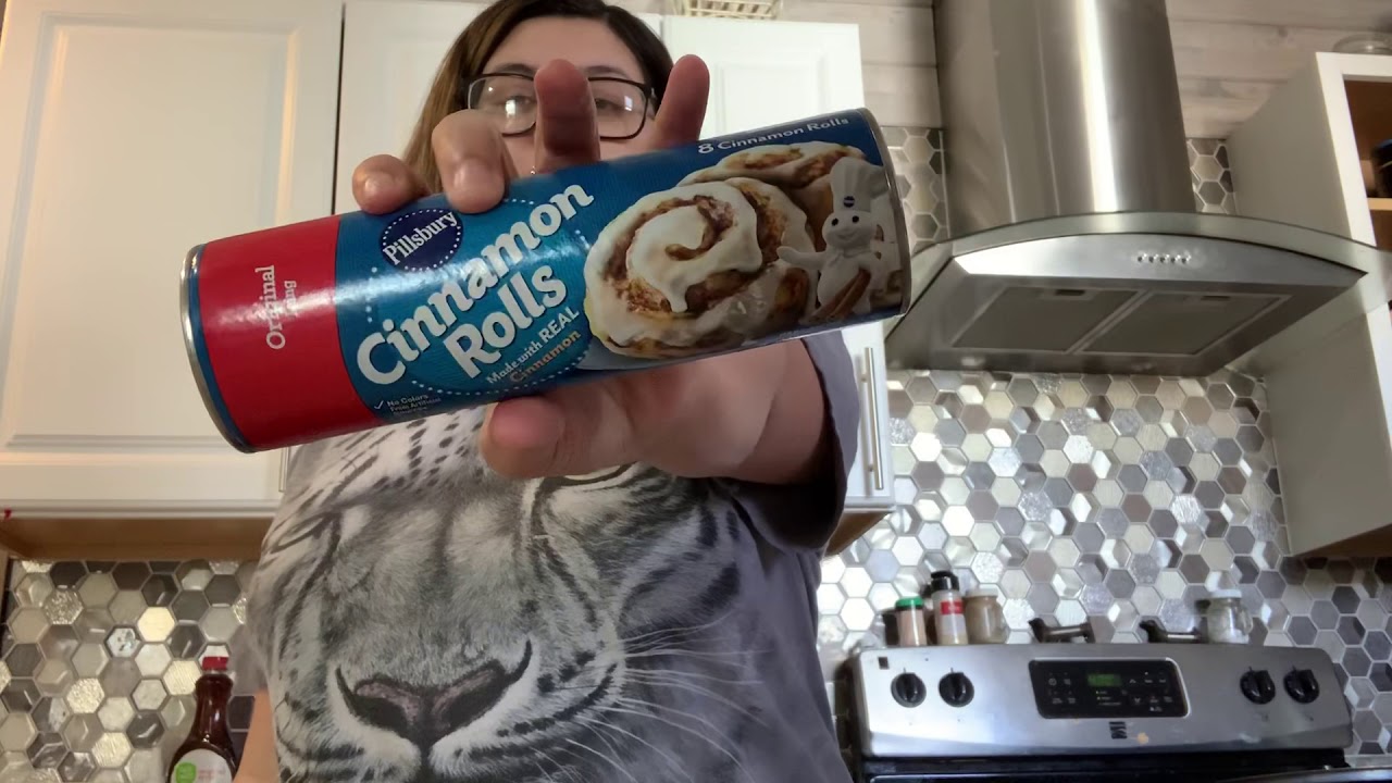How to open Pillsbury Cinnamon Roll can YouTube