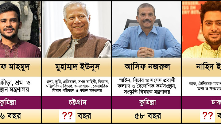 অন্তর্বর্তীকালীন সরকারের উপদেষ্টা, মন্ত্রণালয় ও কার বাড়ি কোন জেলায় ?