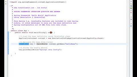 SPRING MVC   @CONFIGURATION ANNOTATION TAMIL