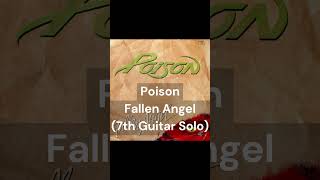 Poison - Fallen Angel (7th Guitar Solo) #shorts