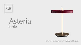 UMAGE Asteria LED Table Lamp with USB Charger