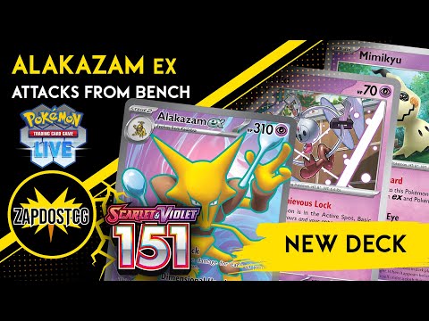 Alakazam ex Deck IS BENDING THE RULES with 151 Set! (Pokemon TCG) 