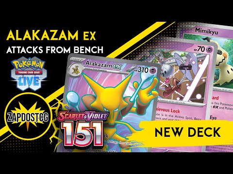 The BEST Cards For Your ALAKAZAM Ex Deck (Pokemon 151) 