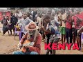 Busker gets funky in kenya