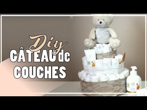 Vidéo: Comment faire un gâteau de couches garçon ?