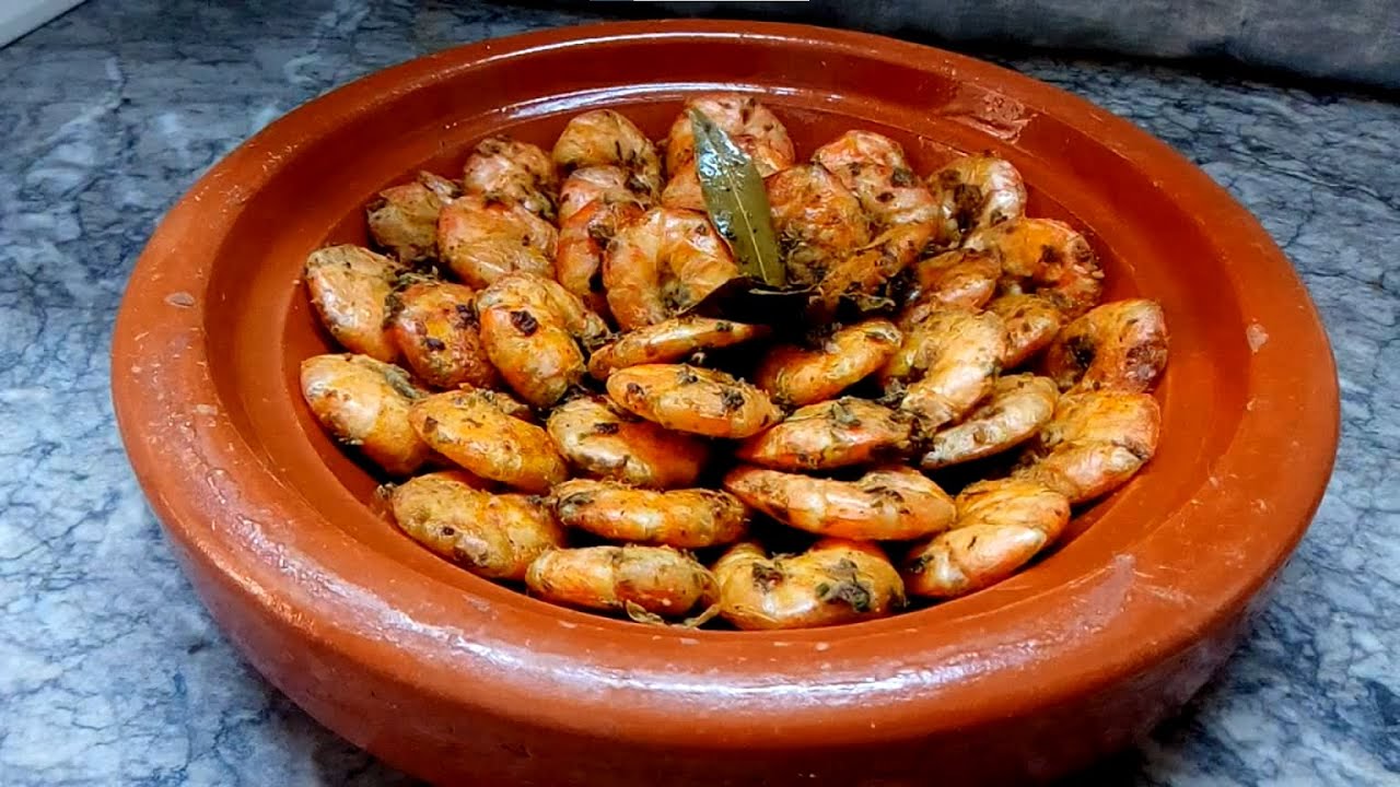 حضريه في 15 دقيقة فقط 👌  القمرون أو الكروفيت أو الجمبري مشرمل أمقلي على طريقة المطاعم😋