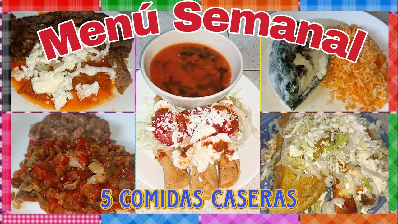 MENÚ SEMANAL #13 RECETAS PASO A PASO  #comidacasera #recetas  #comidaseconomicas #cocinandoconblanca