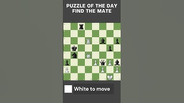 PUZZLE OF THE DAY ?!, Chess.com #chess #chesspuzzle #puzzle