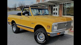 1972 Chevy Blazer Interior